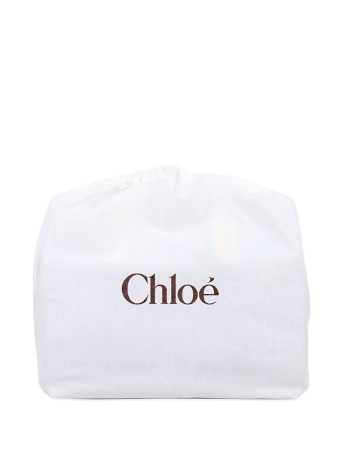 Borsa fasciatoio Chloé Kids in denim blu con logo Chloe' Kids | C20943Z10